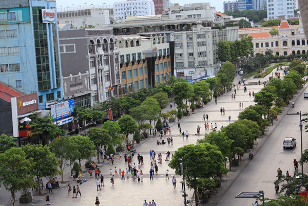 Thành phố Hồ Chí Minh xây dựng đề án quy hoạch trung tâm thành phố thành khu đi bộ với tổng diện tích lên đến 221 héc-ta (30/3/2017)